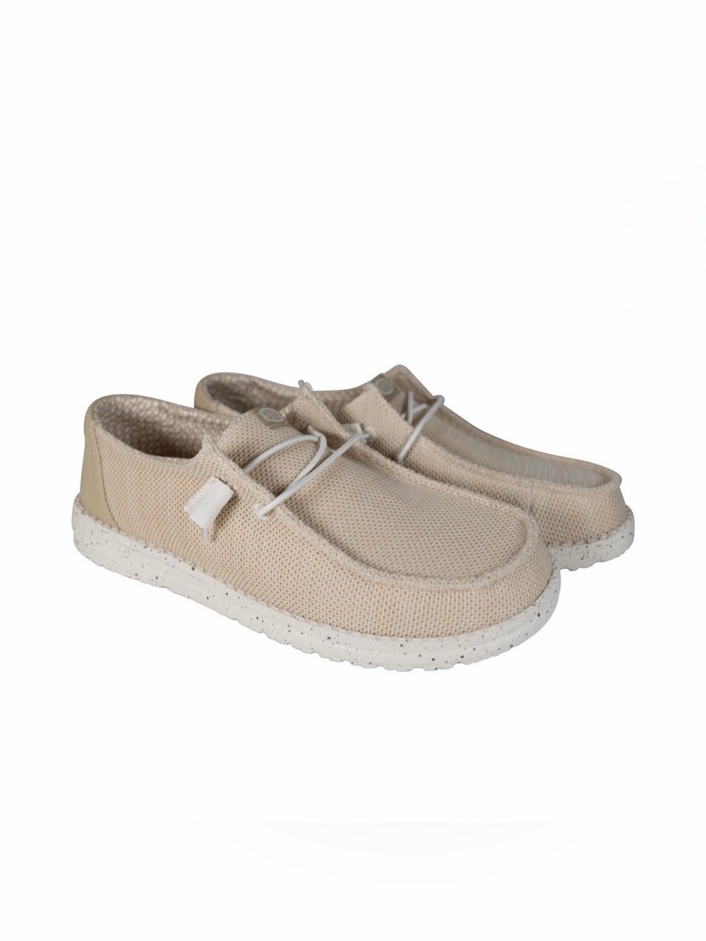 BRAND NEW Hey Dude Women's Wendy Stretch Sox in Tan Size 7